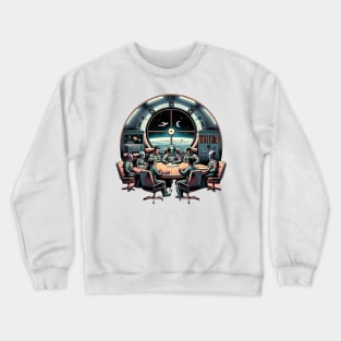 Intergalactic Accord: Historic Treaty in the Stars Crewneck Sweatshirt